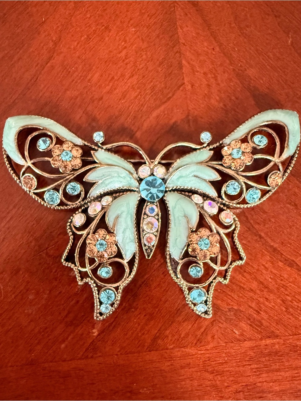 Nina Ricci for Avon butterfly brooch